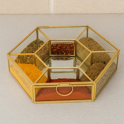 Imperial Handcrafted Spice Storage Box