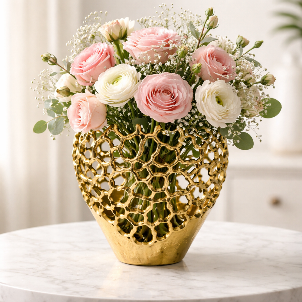 Luxury Decorative Metal Vase