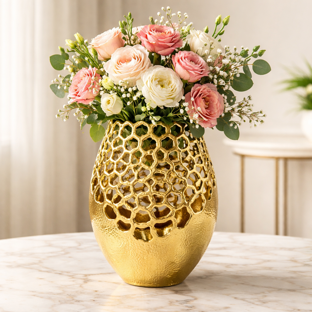 Premium Handcrafted Metal Vase