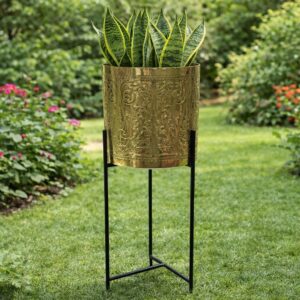 Royal Garden Metal Planter on Stand