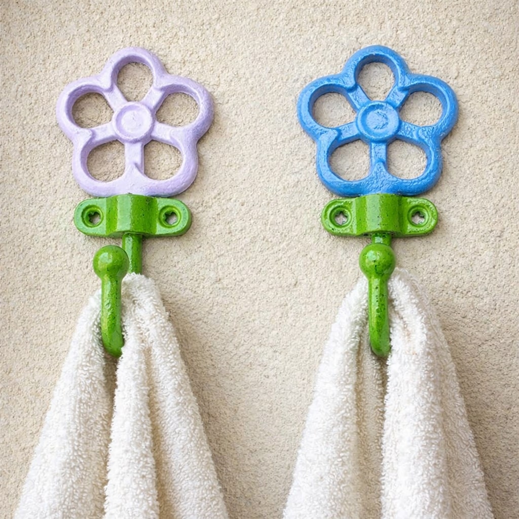 Flora Pop Hand-Painted Wall Hook