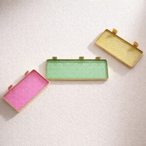 Pastel Luxe Metal Wall Shelf